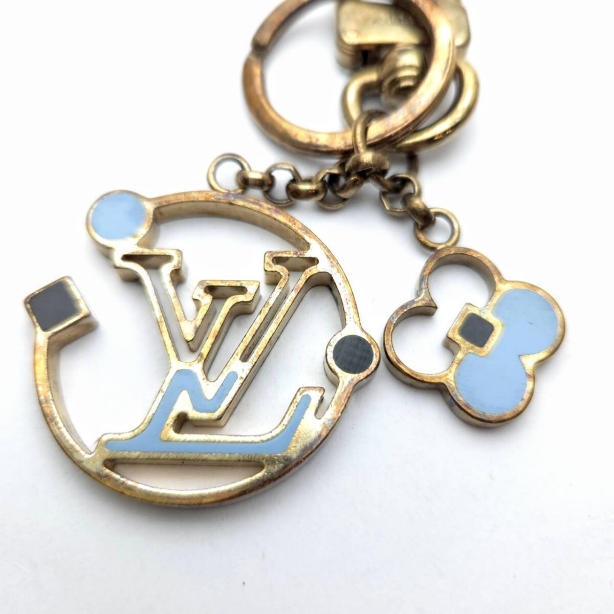 ti свет Louis Vuitton LOUISVUITTON кольцо для ключей брелок для ключа porutokre монограмма пакет имеется память B7-86