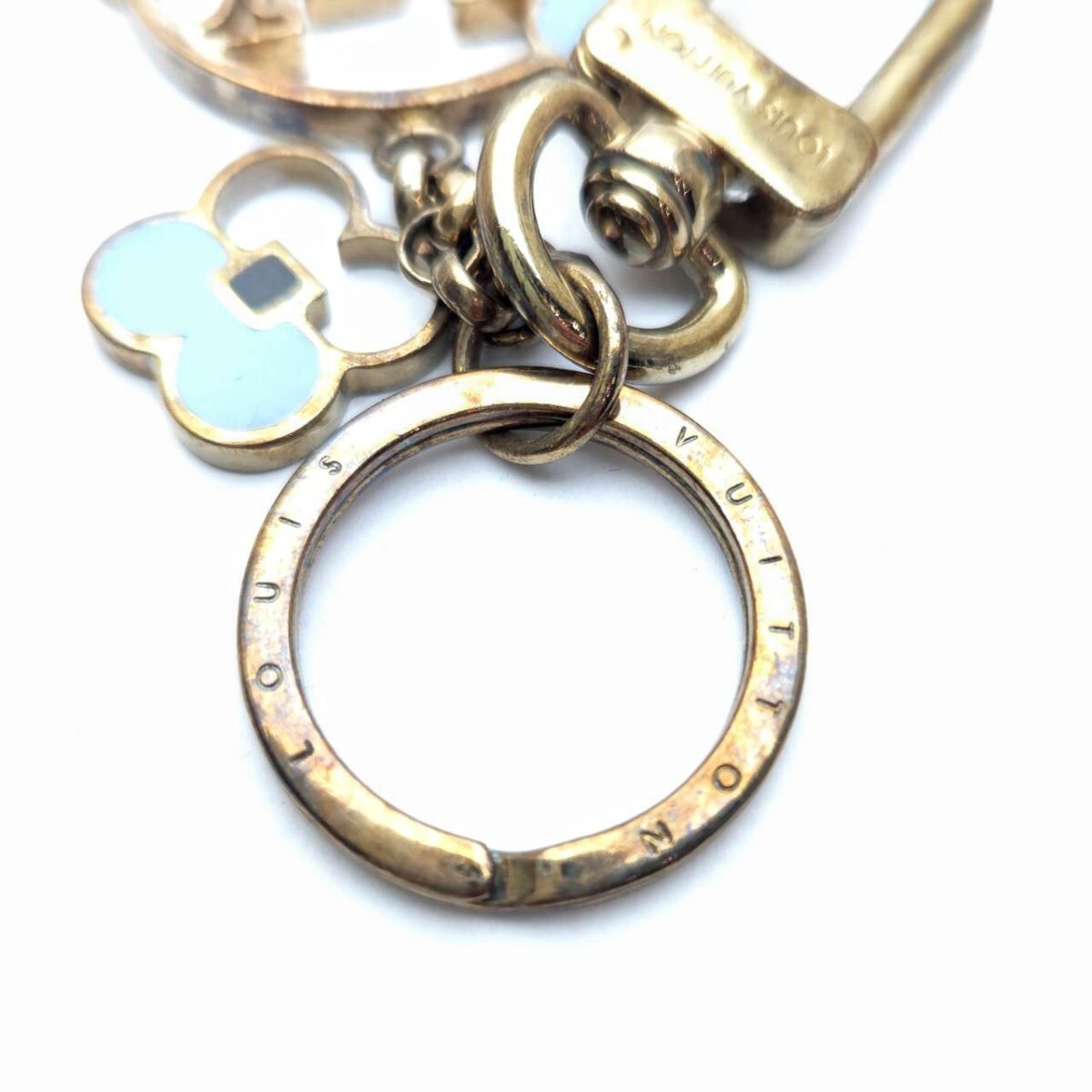 ti свет Louis Vuitton LOUISVUITTON кольцо для ключей брелок для ключа porutokre монограмма пакет имеется память B7-86