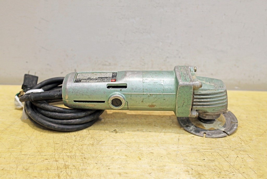 2879A25 HITACHI 日立工機 電機ディスクグラインダー G10SB 100mm コンクリートカッター仕様_画像3