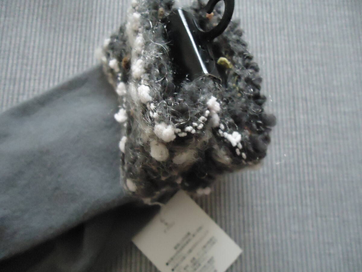 ★かがわの手袋★デザインカフス★ウール★新品★グレー★日本製★_画像3