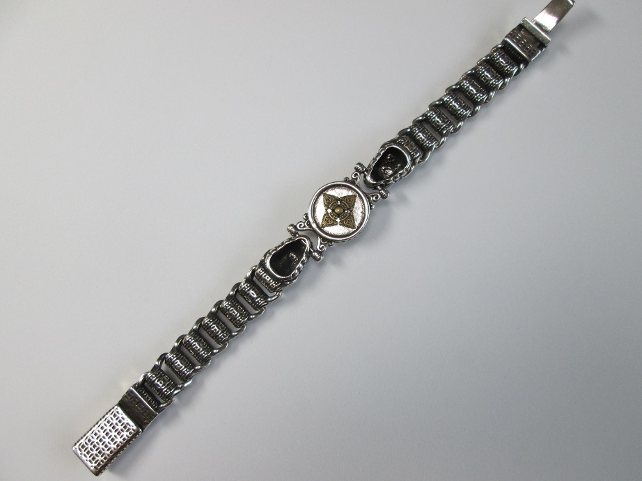 ブレスレット シルバー ひきゅう 貔貅 六字真言 マントラ サンスクリット ルーレット 財運 幸運 お守り ヴィンテージ風 かっこいい_画像7