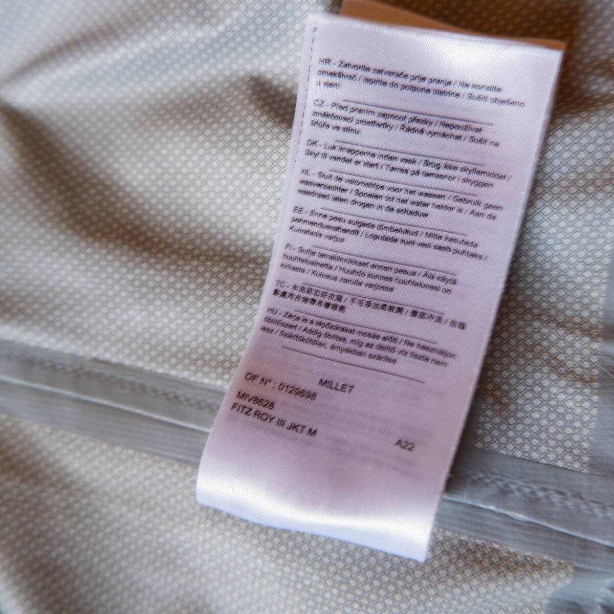 【古着】MILLET ミレー フィッツ ロイ ジャケット Lサイズ 登山 ハイキング_画像9