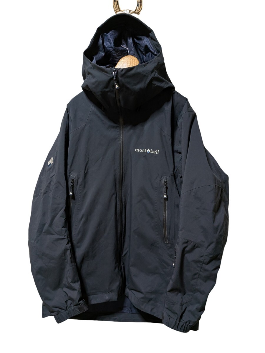 訳ありモンベル mont-bell ストームパーカ Men's 1102493 M [アウトドア 中綿 防水ジャケット メンズ]_画像1
