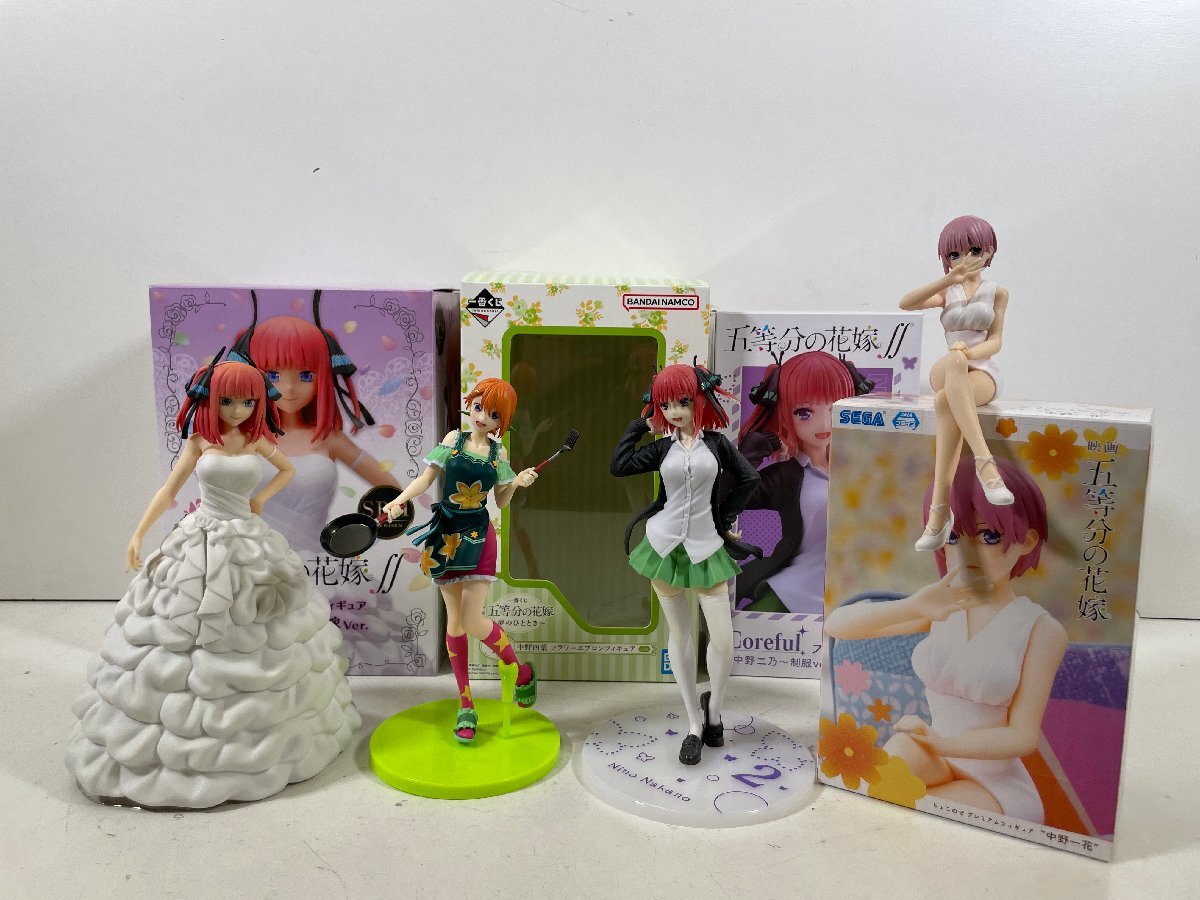 フィギュア 五等分の花嫁 ワンピース その着せ替え人形は恋をする 桜ミク ジュエリー・ボニー ナミ 喜多川海夢 七草ナズナ 他 ユーズド_画像3