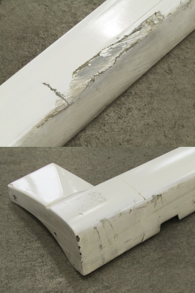 【個人宅配送不可】[93R X1］トラスト GReddy GRACER SW20 MR2 FRP サイドスカート サイドスポイラー 左右セット ※補修ベース・加工用の画像2