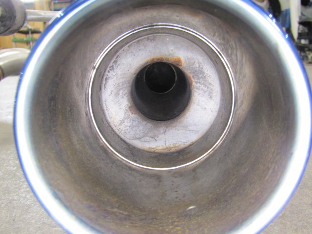 【個人宅配送不可】[46S+Q2] 柿本改 レーシング 06S＆S GTbox リアマフラー 2本出し チタンテール スバル エクシーガ YA5/4 EJ205_画像4