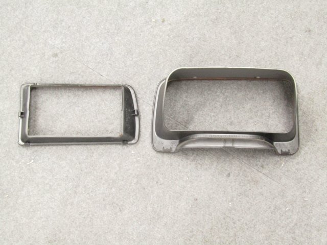 [99S F4] 希少 スバル純正OP TW/TV/TT サンバー スピードメーターパネル/オーディオパネル 木目調 ウッド調 2ケセット_画像8