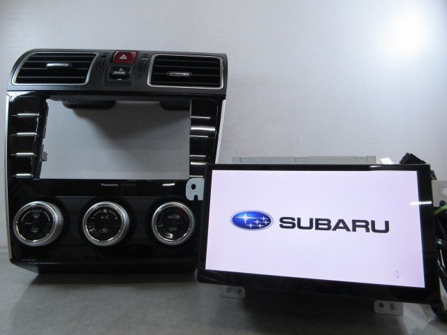 [53T:B4] スバル純正 パナソニック製 CN-LR710D フルセグ/DVD/CD/Bluetooth 地図データ2015年 ※GJ2 インプレッサ外し_画像1
