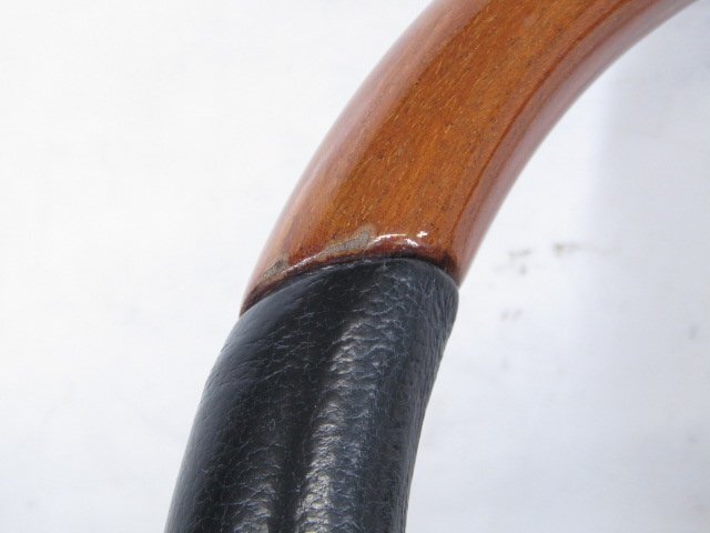 [11T F2] ダイハツ L650S ミラジーノ ステアリングハンドル ウッドコンビハンドル_画像9