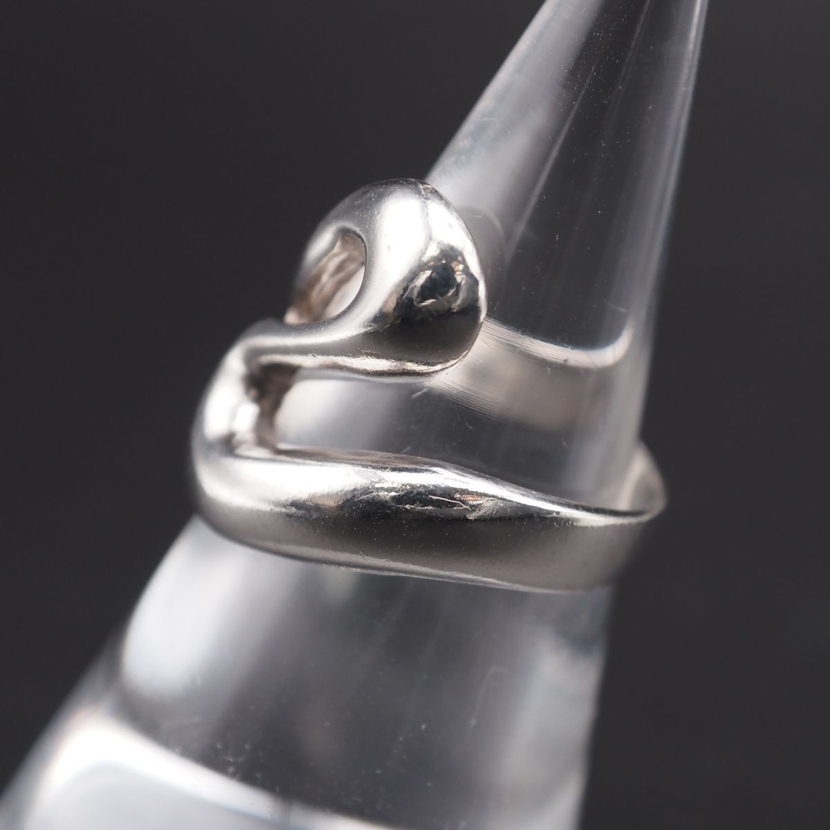 G953 ヴィンテージ SILVER925刻印 リング デザイン シルバー 指輪 9号_画像3