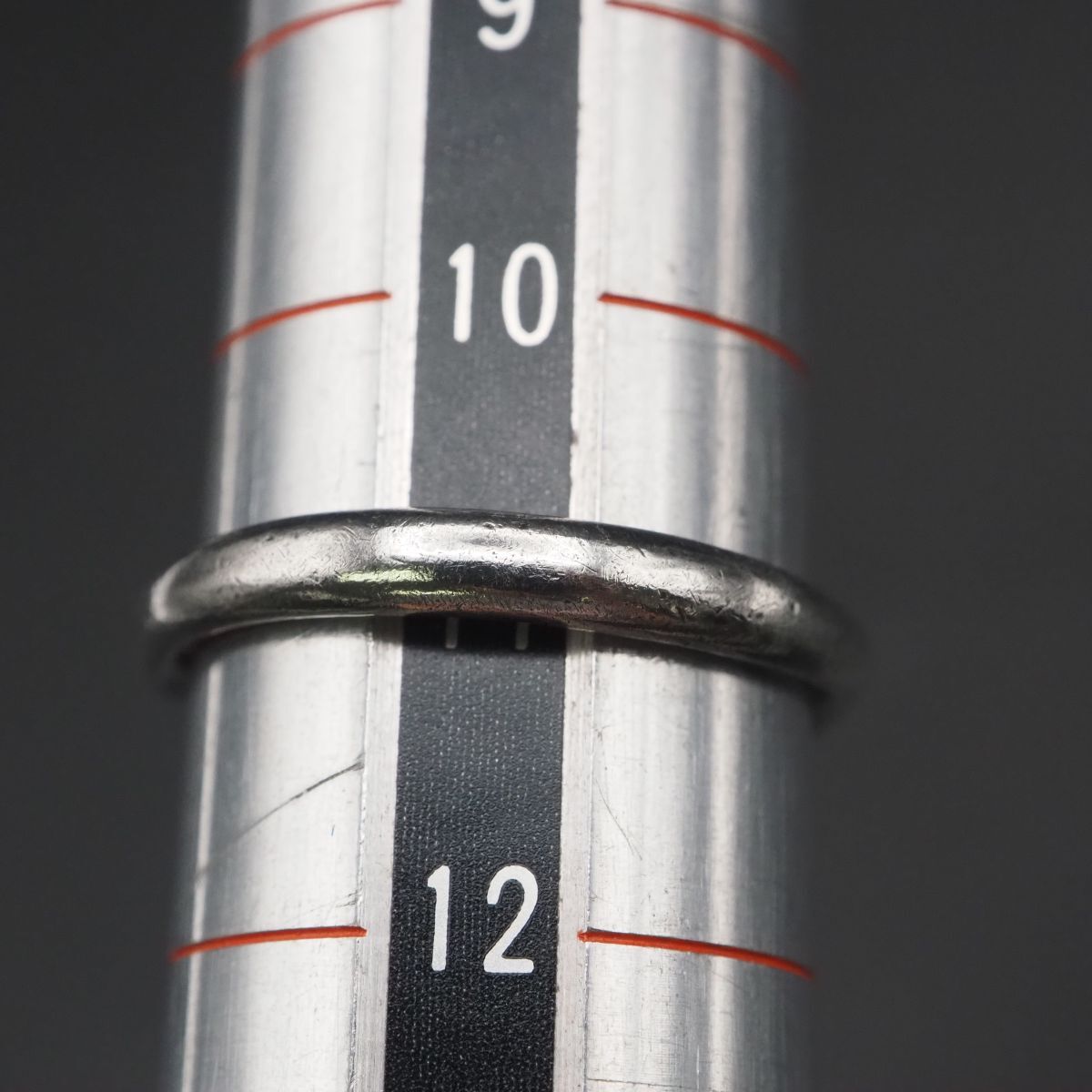 H194 4℃ ヨンドシー SILVER刻印 リング デザイン シルバー 指輪 11号_画像9