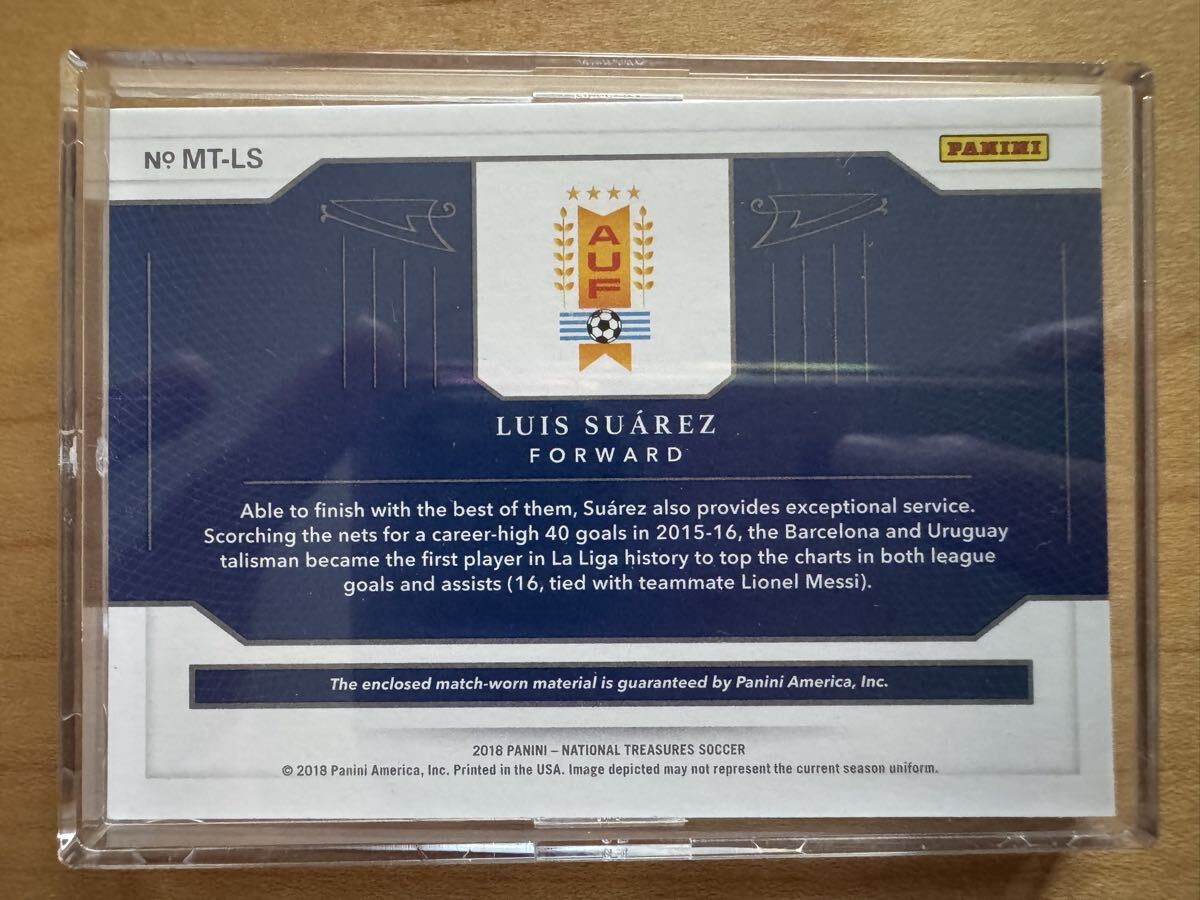ルイス・スアレス ジャージカード MATERIAL TREASURES_画像2