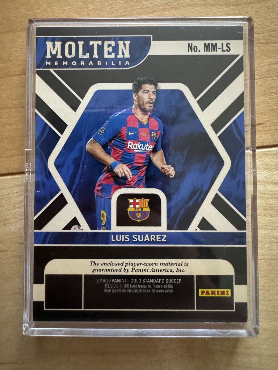ルイス・スアレス ジャージカード GOLD STANDARD_画像2