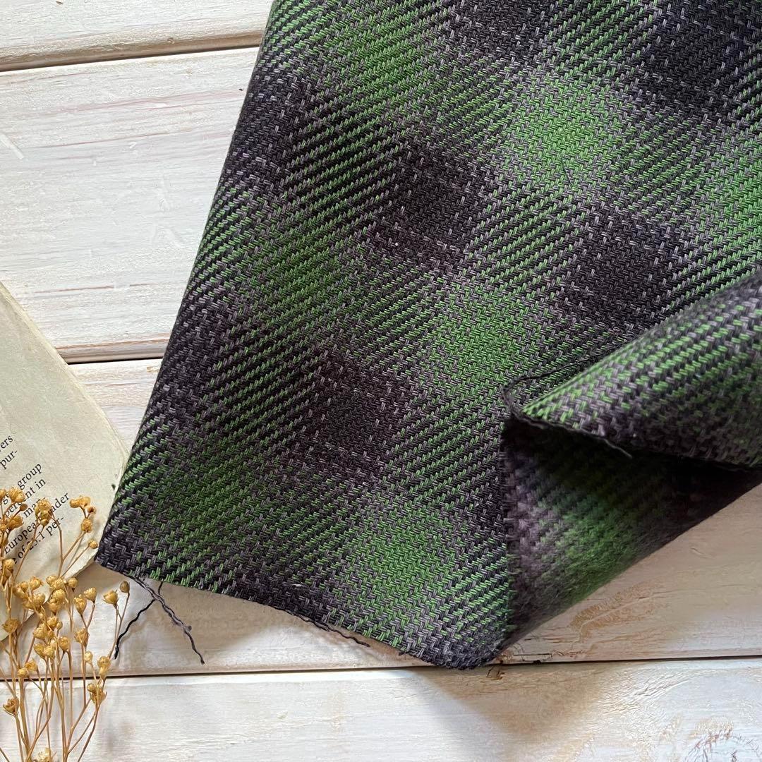 ◇0.5ｍ◇延長可能◇■綿100％■ヘビーツイルネルチェック　裏起毛◇　ブルー　◇_画像8