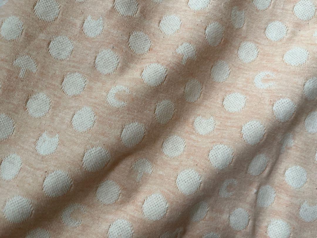 ■0.5m■延長可能■綿100％■ニット■ランダム接結JQ　きのこ三日月ネコ水玉_画像4