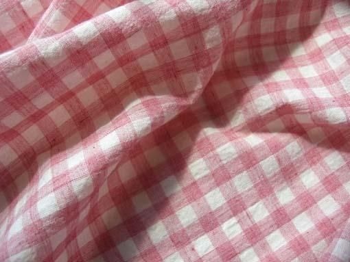 ■0.5m■延長可能■オーガニック100%■オーガニックガーゼギンガム 　木苺_画像2
