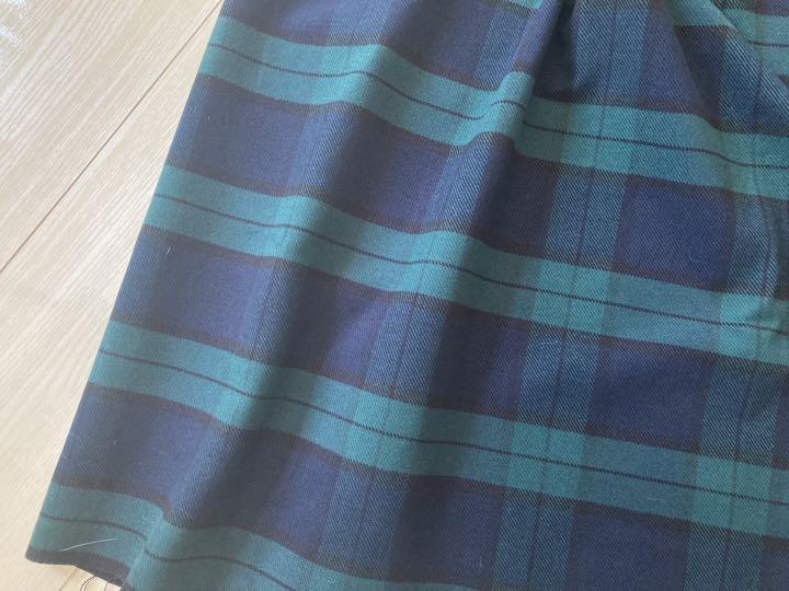 ◇0.5ｍ■延長可能◇◇再入荷◇布■先染ストレッチ起毛ブラックウォッチカルゼ◇_画像2