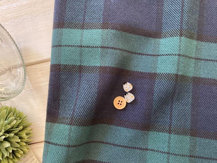 ◇0.5ｍ■延長可能◇◇再入荷◇布■先染ストレッチ起毛ブラックウォッチカルゼ◇_画像6