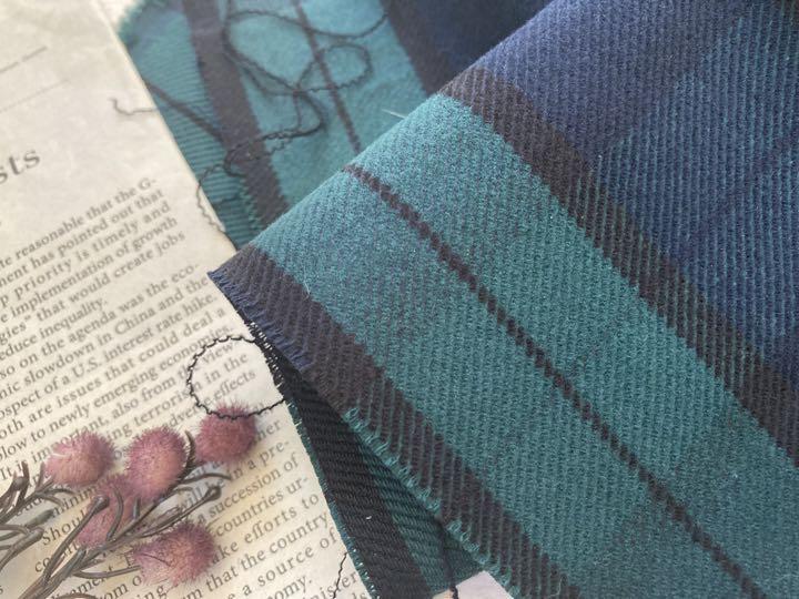 ◇0.5ｍ■延長可能◇◇再入荷◇布■先染ストレッチ起毛ブラックウォッチカルゼ◇_画像7