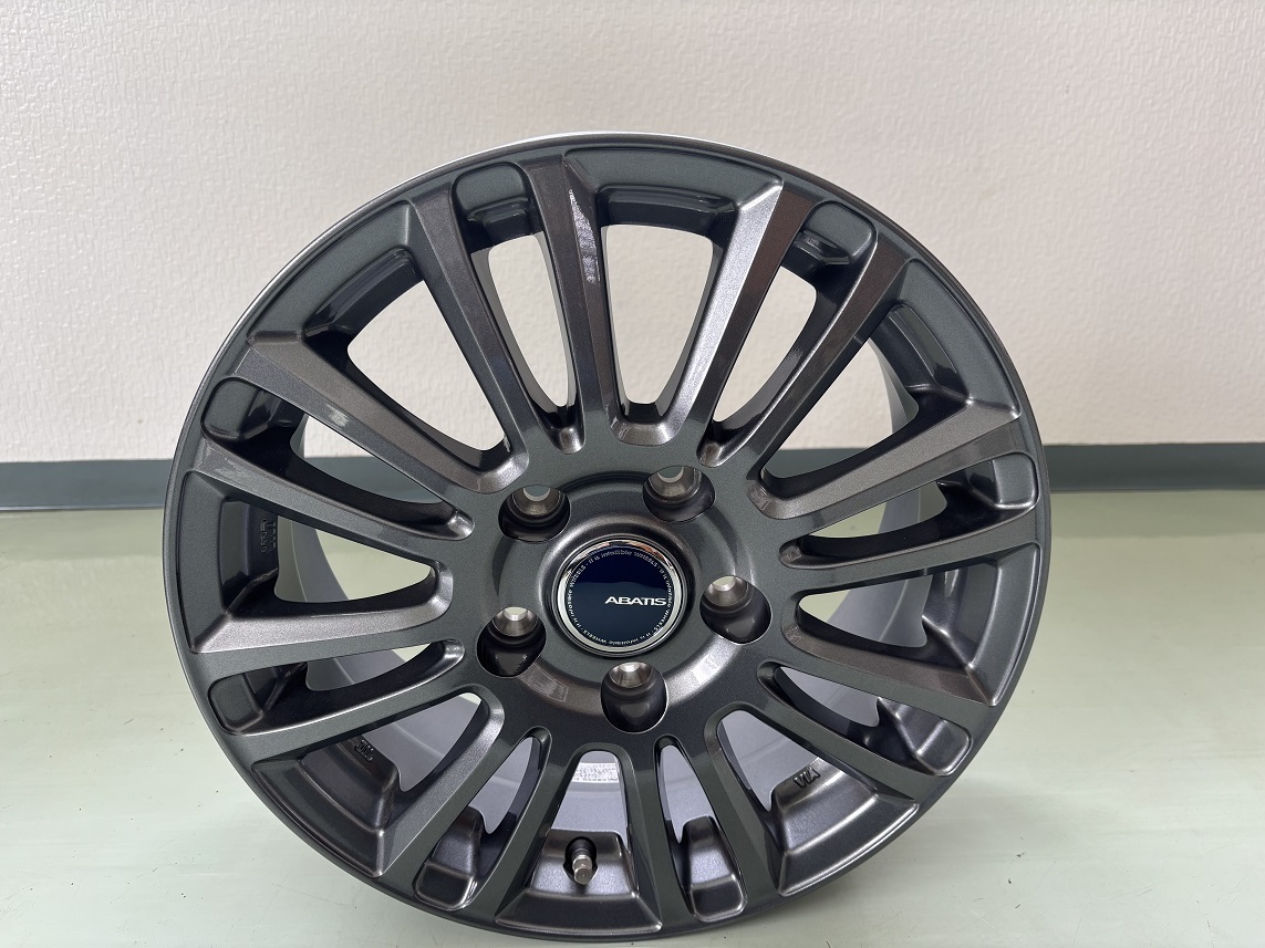 [ новый товар ] легкосплавные колесные диски abate стул 6.0J-15 5/114.3+48 4 шт. комплект ( Nissan * Toyota серия )