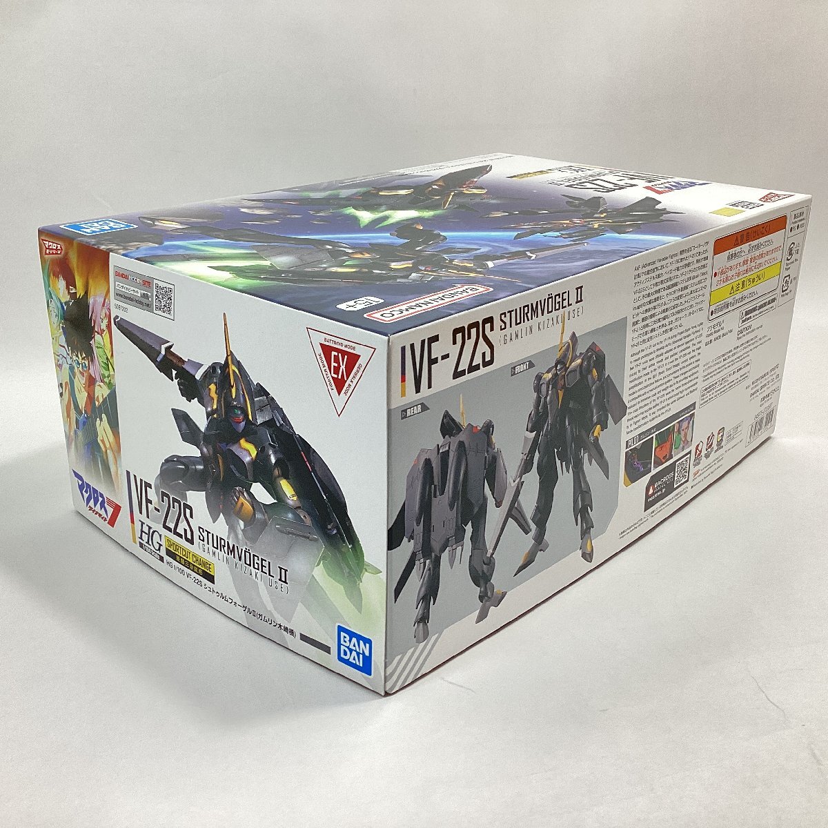 未組立　バンダイ　HG 1/100 VF-22S シュトゥルムフォーゲルⅡ (ガムリン木崎機)　プラモデル　BANDAI 2024 日本製　マクロス7ダイナマイト_画像10