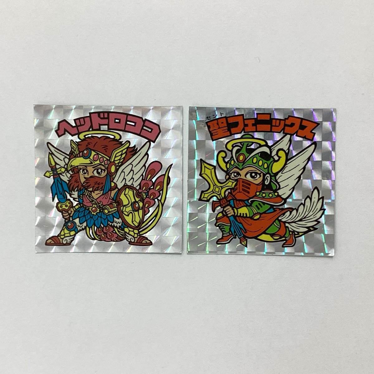 ビックリマンシール　2枚　20TH アンコール版　プリズム　ヘッドロココ　聖フェニックス_画像1