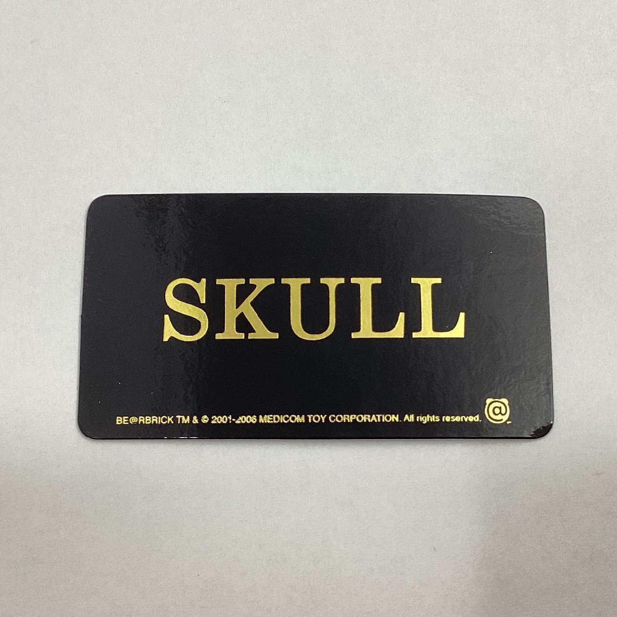 BE@RBRICK ベアブリック　SERIES13　ARTIST　アーティスト　SKULL　メディコム?トイ　全高約70mm