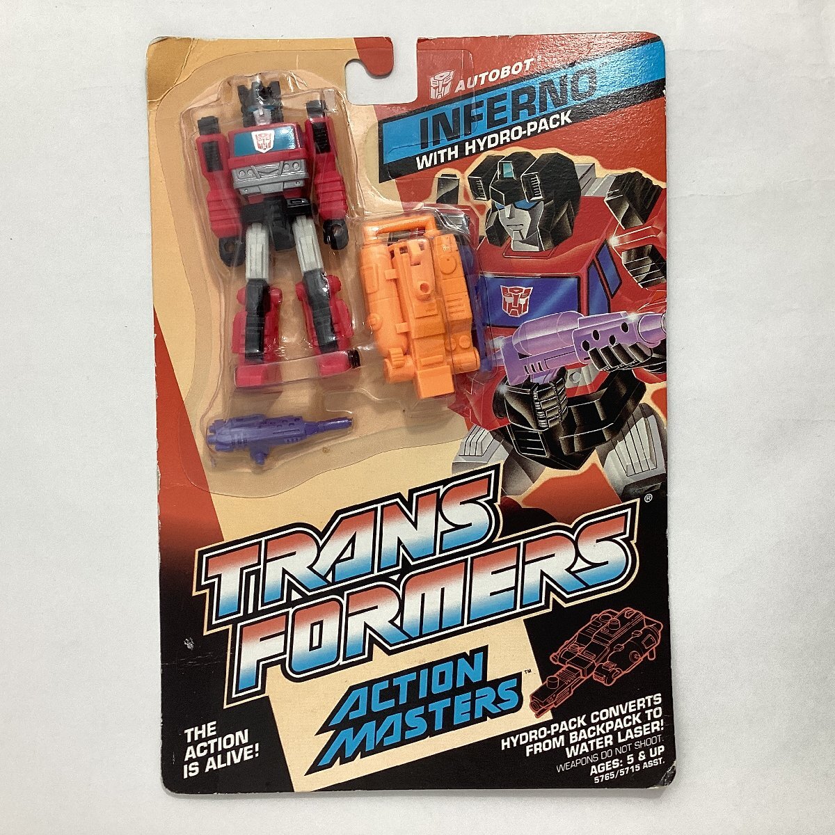 иностранная версия - zbro Transformer action тормозные колодки Inferno & гидро упаковка Hasbro 1989 INFERNO WITH HYDRO-PACK  иностранная версия - zbro Transformer action тормозные колодки Inferno & гидро упаковка Hasbro 1989 INFERNO WITH HYDRO-PACK