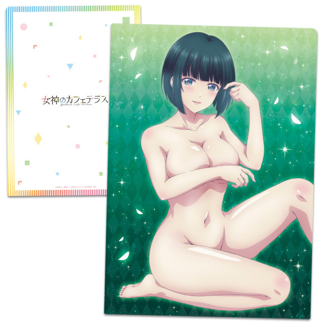 TVアニメ「女神のカフェテラス」 クリアファイル 小野白菊_画像1
