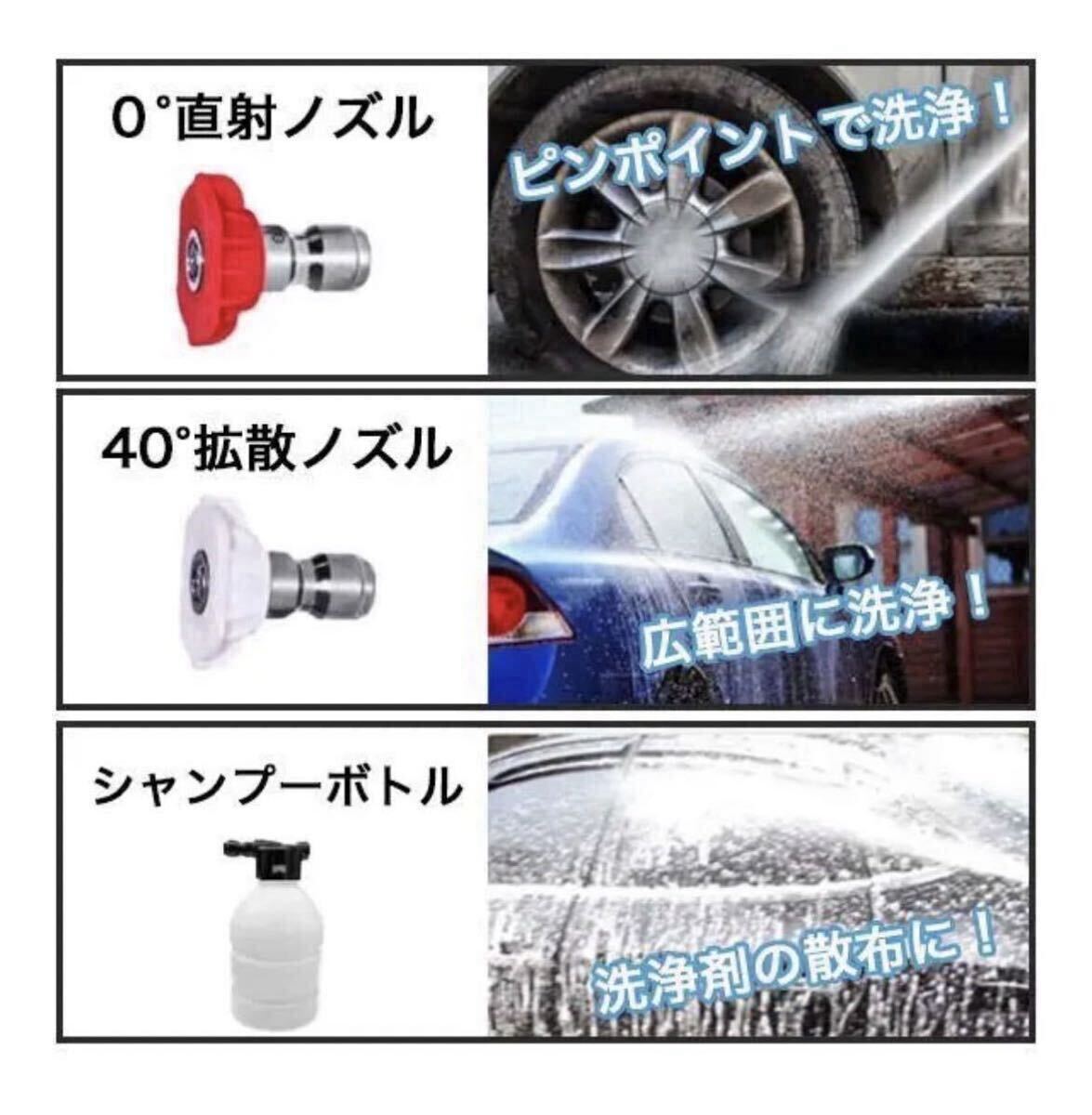 新製品 高圧洗浄機 コードレス 充電式 マキタ makita 洗車 掃除_画像2