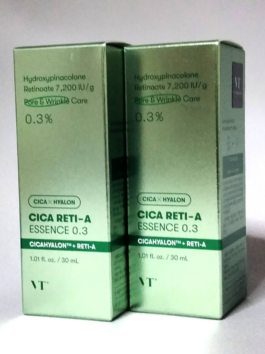 新品・未開封　VTCOSMETICS シカレチA エッセンス 3種 30ｍｌ×2本_画像1