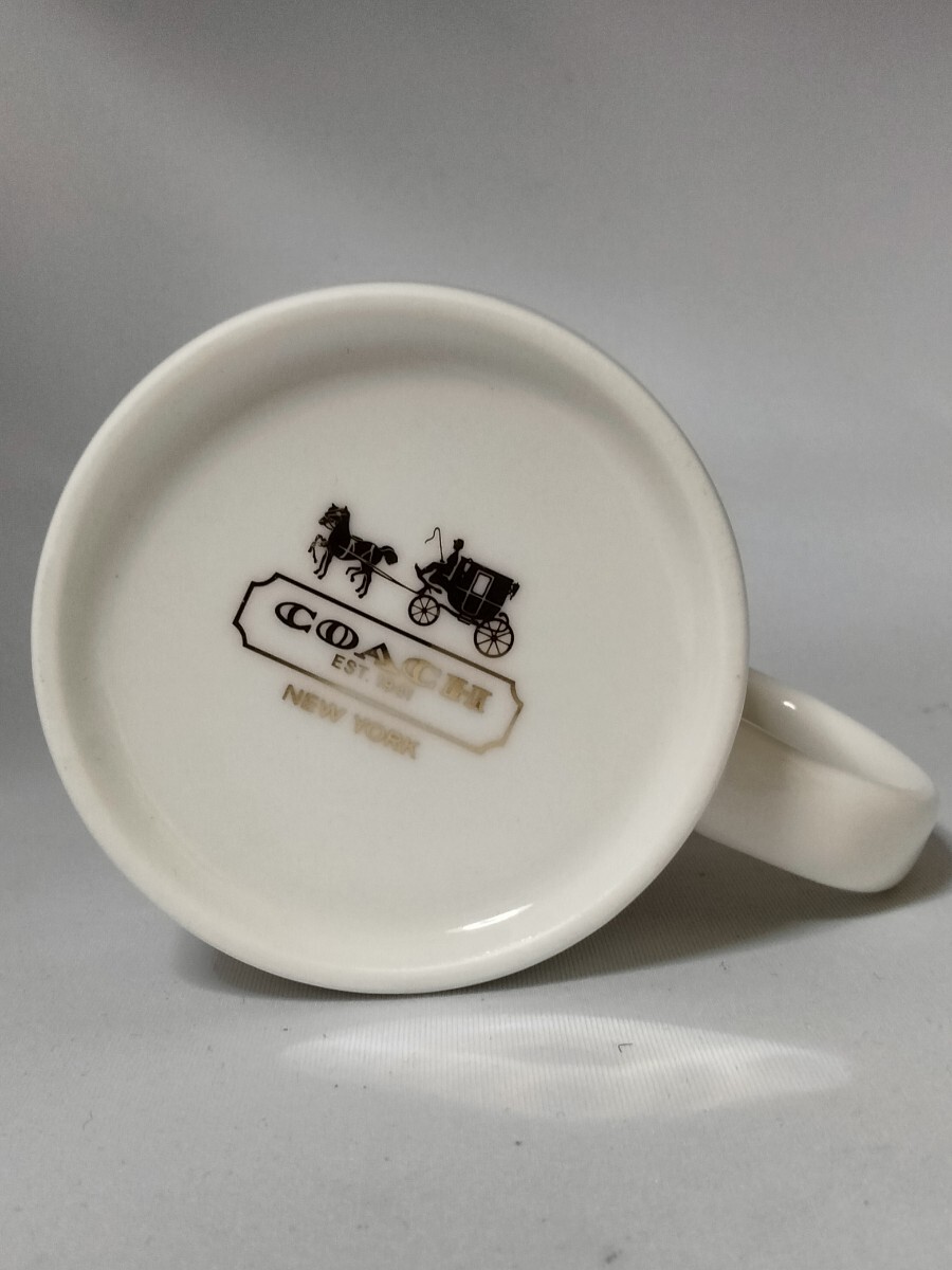 新品・未使用　コーチCOACH　マグカップ ホワイト 340ｍｌ_画像3