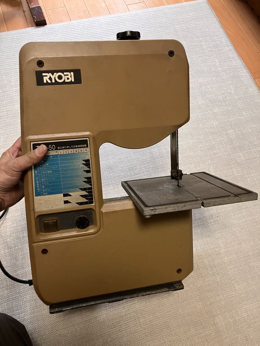  настольный ленточная пила RYOBI TBS-50 б/у noko3шт.@ имеется 