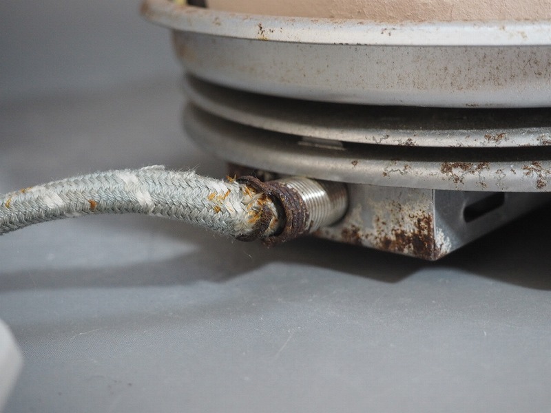 B1956 野々田商店 炭型電熱器 通電確認済 ☆ 茶道具 抹茶器 茶器 抹茶道具 茶懐石 茶事 茶の湯 炭道具 電熱器 電気コンロ 炉 風炉 ヒーター_画像7