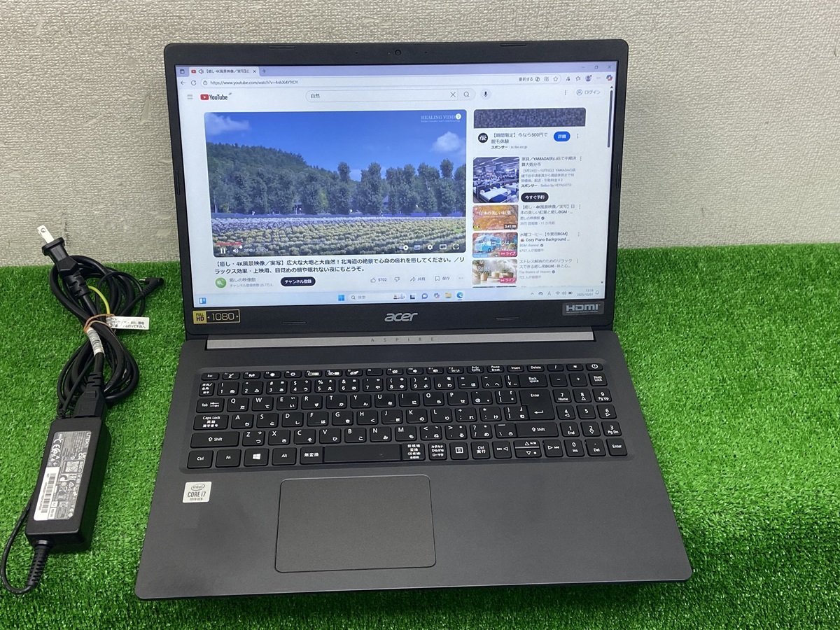Acerノートパソコン中古 Aspire A515-55 i7 10th gen i7第10世代 ノートPC Core i7-1065G7 メモリ20GB SSD512GB 15.6 フルHD LAPTOP_画像9