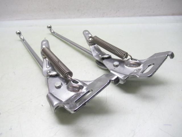 49030 古い 当時物 ブリジストン 自転車 スタンド サイド サイクル サイクリング パーツ 新品 未使用 B BS 2本 セット _画像4