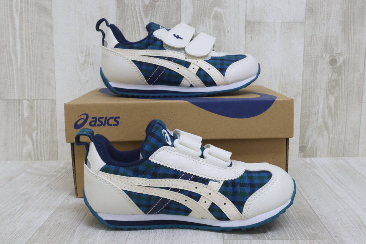 【ト萬】asics ファミリアコラボ アイダホ MINIーF. スニーカー (15.5) TUM007-42XB ※箱あり SA000RNP86_画像2