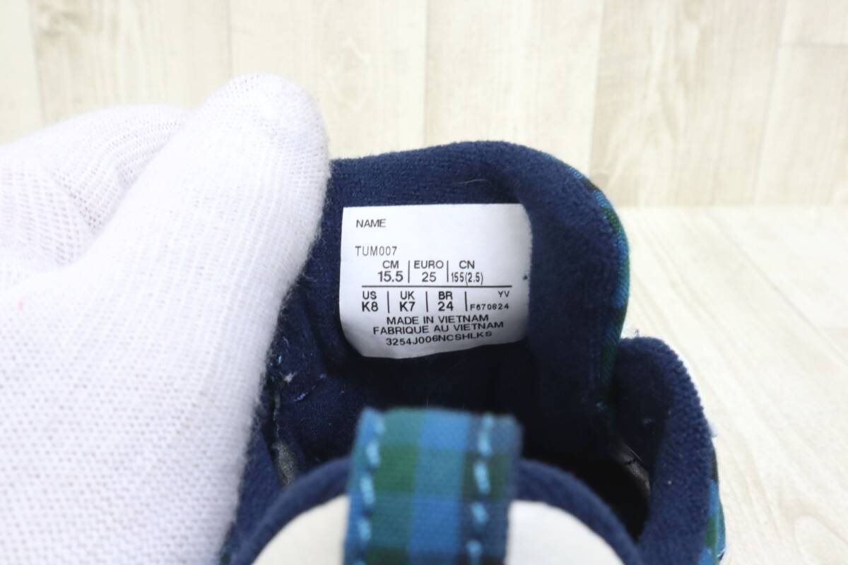 【ト萬】asics ファミリアコラボ アイダホ MINIーF. スニーカー (15.5) TUM007-42XB ※箱あり SA000RNP86_画像10