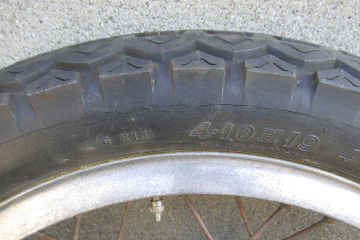 XS1 Fホイル 1.85x19 TAKASAGO Hリム xs1-B xs650 TX500 TX650 TX750