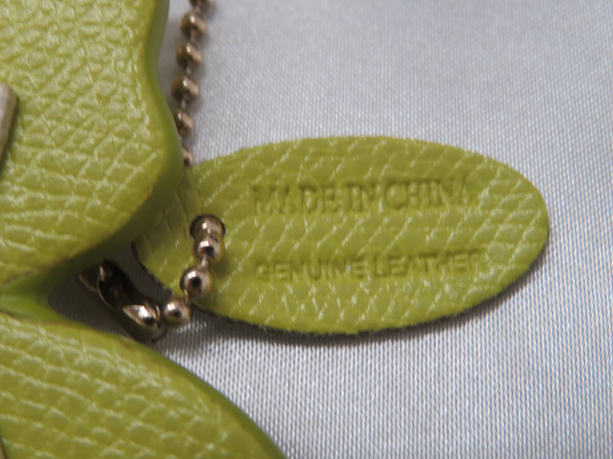 [ сумка ] Furla FURLA цветок цветок узор брелок для ключа очарование оттенок зеленого кожа кожа прекрасный товар 