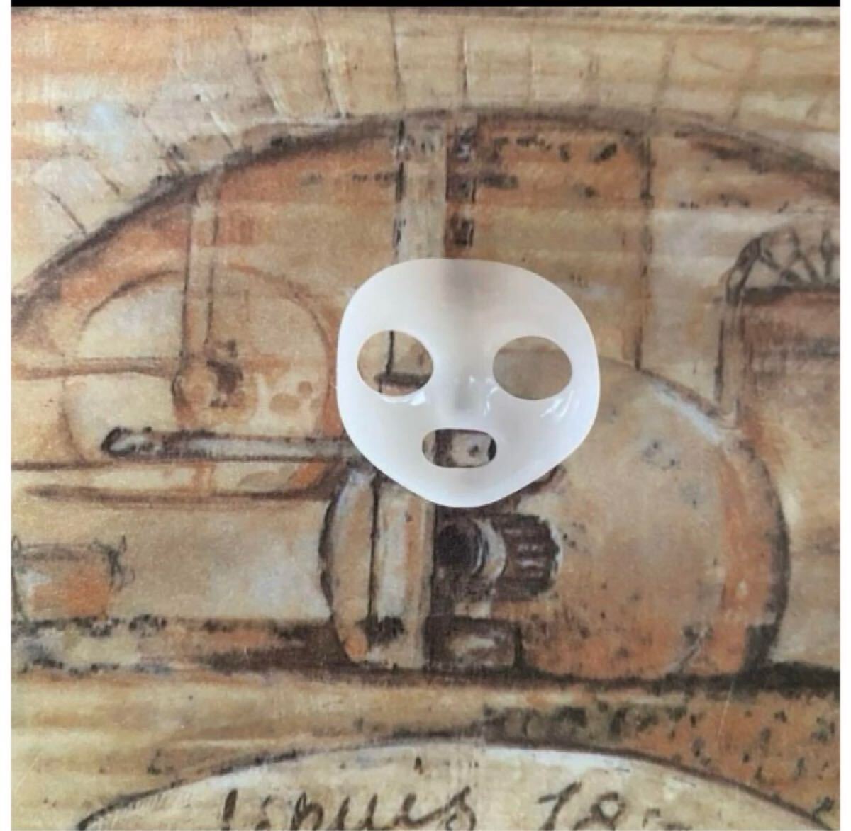 リカちゃん　フェイスマスク　コスメ　ミニチュア　1/6 レア　当時物　着せ替え　タカラトミー　コスメショップ　ドールハウス　_画像2