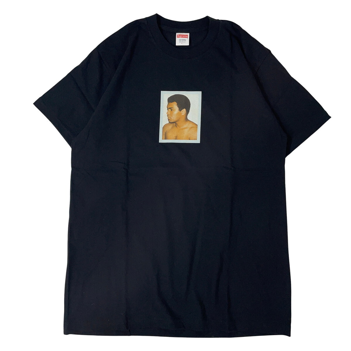 シュプリーム Supreme Ali warhol Tee モハメド アリ Tシャツ ブラック L_画像1