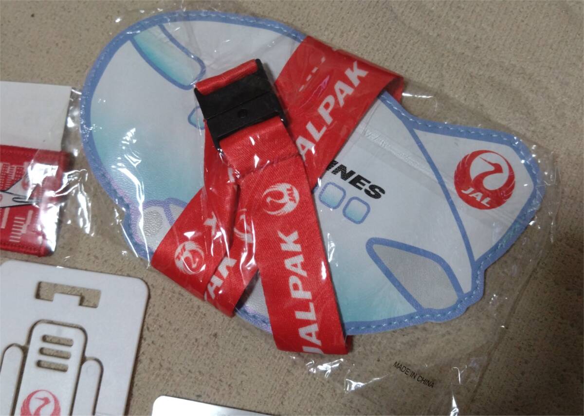 ▼JAL スマホスタンド インスタンスカード エアバス ミニチュア A350 キーホルダー パスケース 日本航空 日航 JAPAN AIRLINE JL_画像4