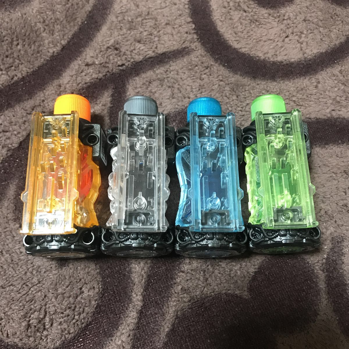 美品 DX ドリルクラッシャー DXフルボトル 4個 セット ベストマッチ 仮面ライダー ビルド 変身ベルト 武器 剣 おもちゃ ドライバー 玩具_画像5
