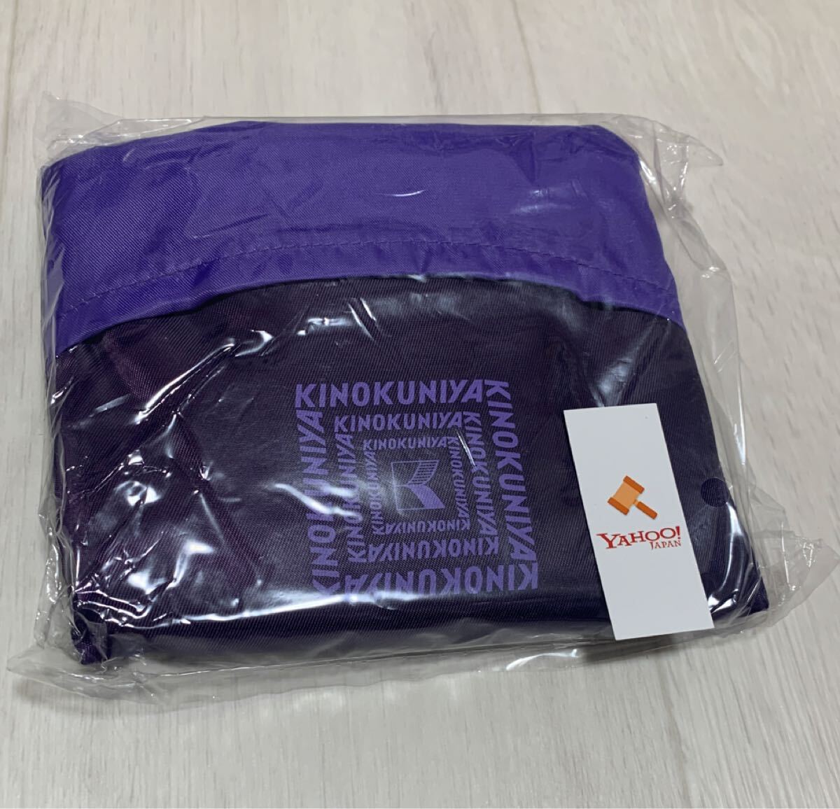 未開封 ④★完売★パープル × ライトパープル★紀ノ国屋★コンパクトバッグ エコバッグ トート バッグ グッズ_画像1