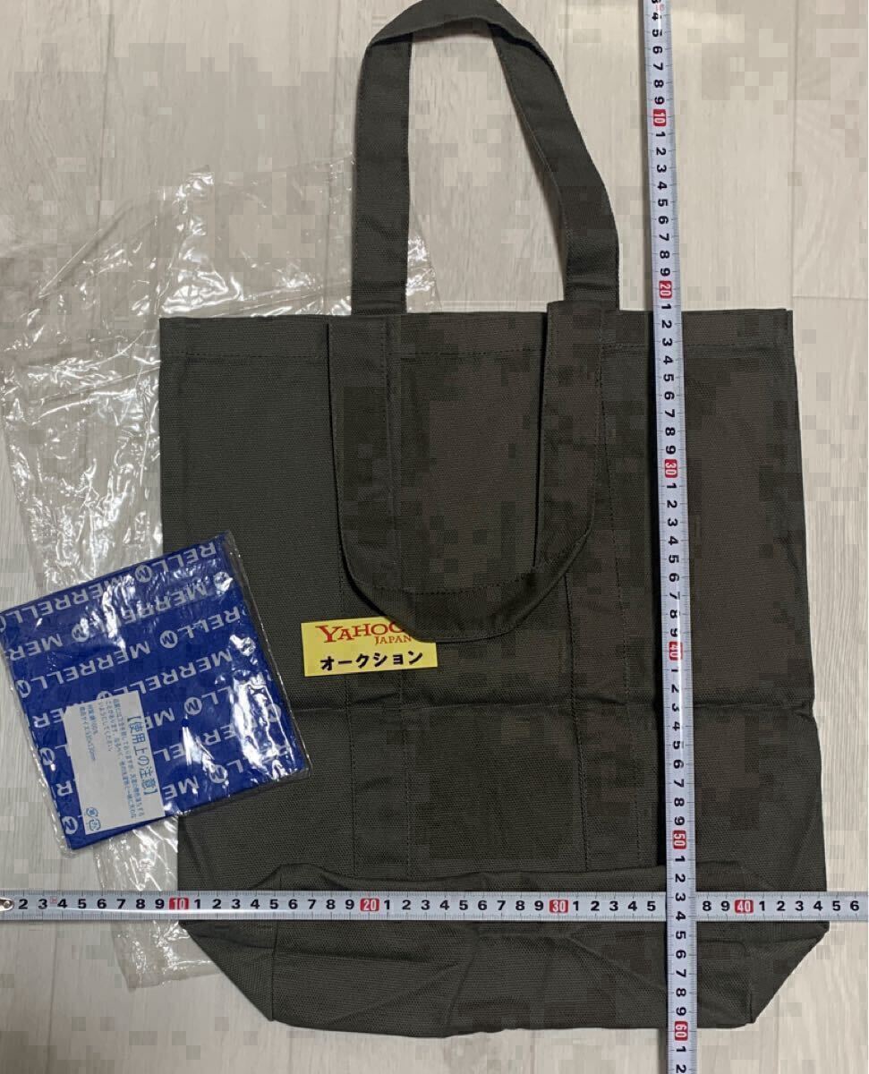 非売品 コラボ Lee MERRELL ワークエプロン タグ付★バンダナ★トートバッグ★ピンバッジ★靴 シューズ ガチャ★メレル★グッズ アウトドア_画像8