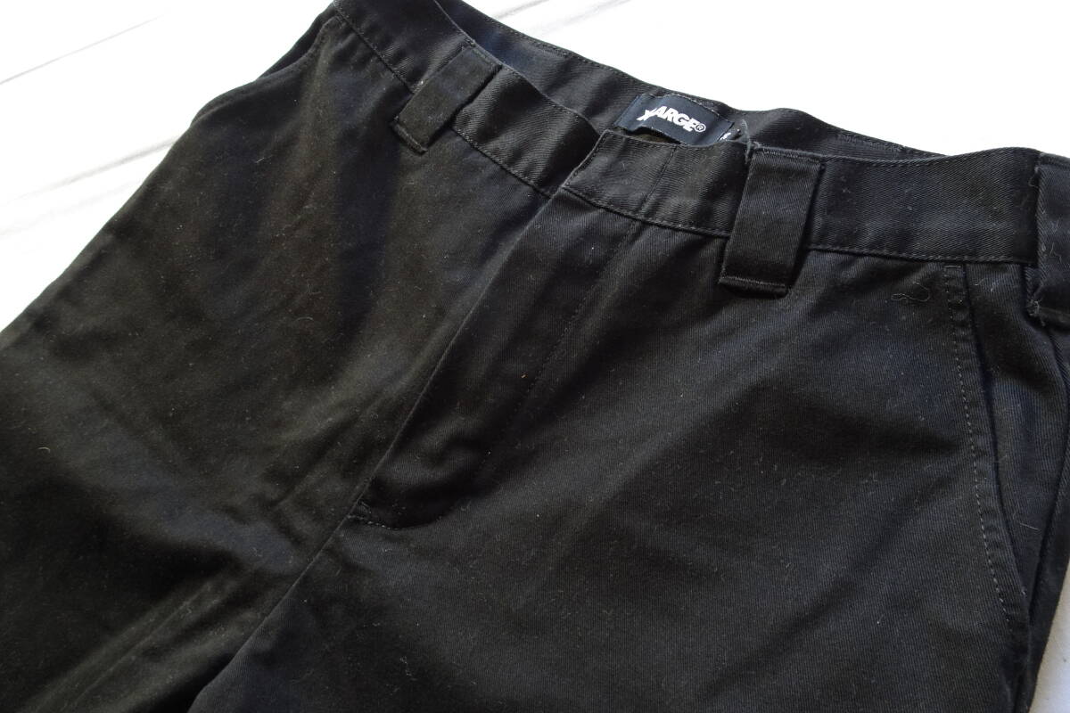 XLARGE/エクストララージ/ペインターパンツ/BOUNTY HUNTER/ジップフライ/ロゴプリント/黒/ブラック/30インチ(10/29R7)_画像5