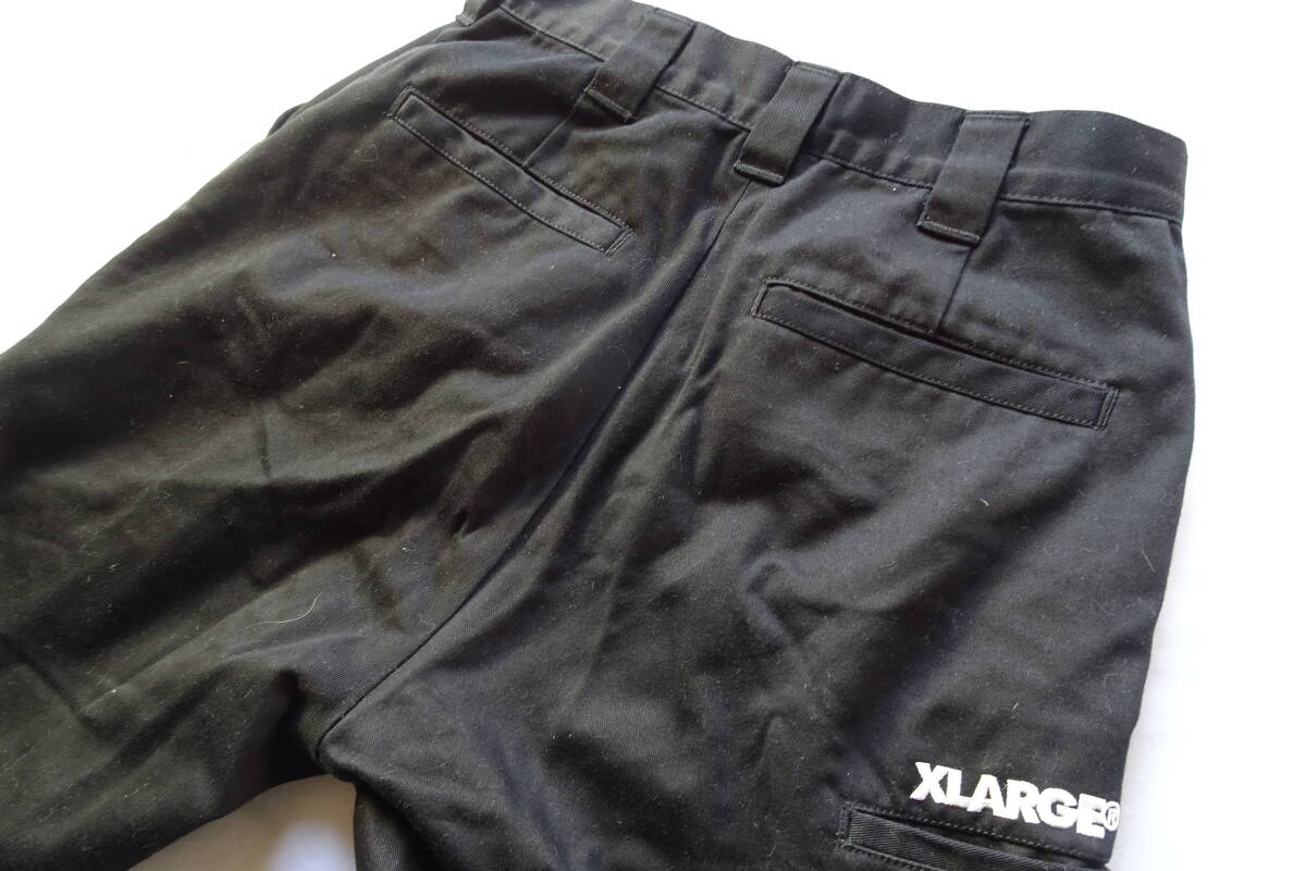 XLARGE/エクストララージ/ペインターパンツ/BOUNTY HUNTER/ジップフライ/ロゴプリント/黒/ブラック/30インチ(10/29R7)_画像8