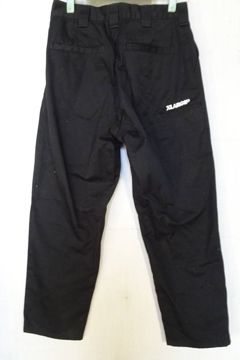 XLARGE/エクストララージ/ペインターパンツ/BOUNTY HUNTER/ジップフライ/ロゴプリント/黒/ブラック/30インチ(10/29R7)_画像2