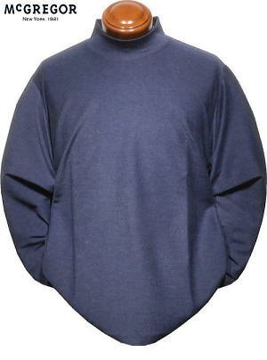 【ネイビー LL】 マックレガー ハイネックカットソー メンズ 111713604 ストレッチ モックネック長袖シャツ ハイネック長袖シャツ_画像3